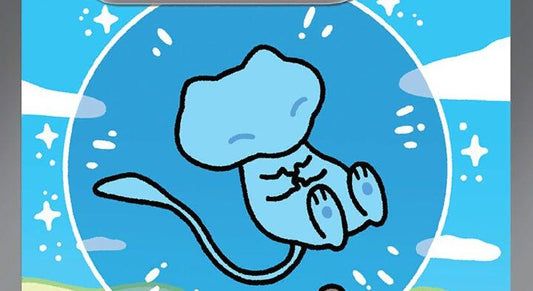 Photo featuring bubble Mew Pokemon Card